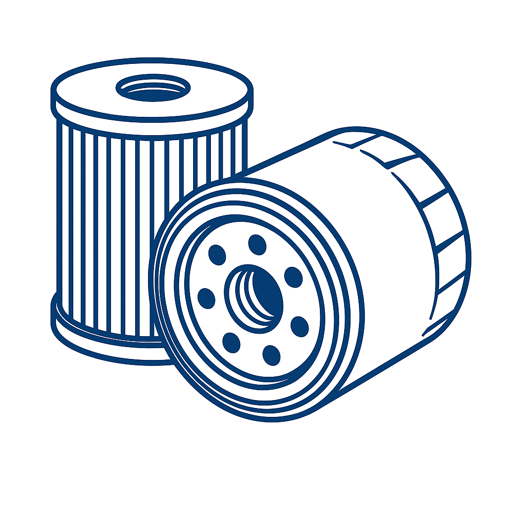 exemplarischer öl filter